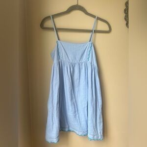 Urban Outfitters Light Blue Mini Babydoll Dress